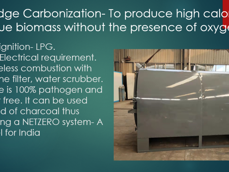 Carbonization of Sewage Sludge: Transforming a Waste into a High Calorific Energy Source